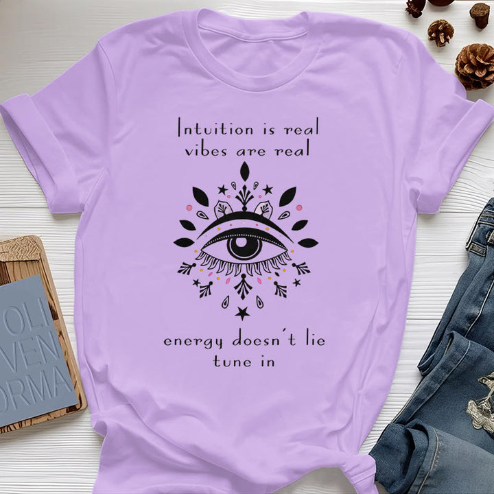 Camiseta con diseño de ojo malvado de Olivenorma Intuition