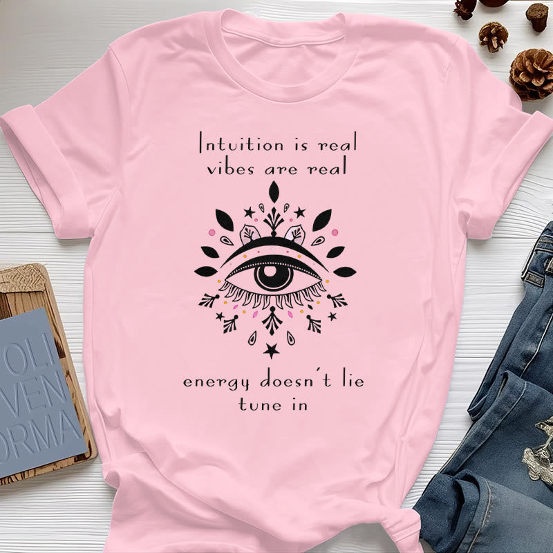 Camiseta con diseño de ojo malvado de Olivenorma Intuition