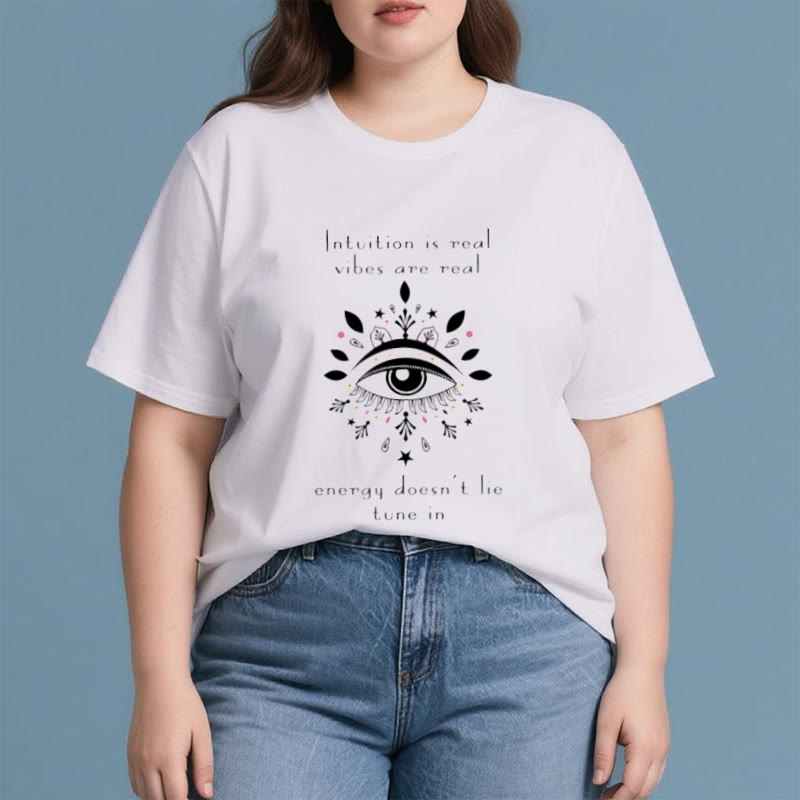 Camiseta con diseño de ojo malvado de Olivenorma Intuition