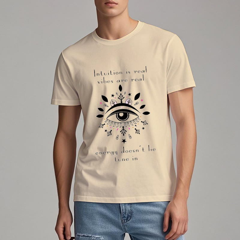 Camiseta con diseño de ojo malvado de Olivenorma Intuition