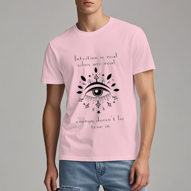 Camiseta con diseño de ojo malvado de Olivenorma Intuition