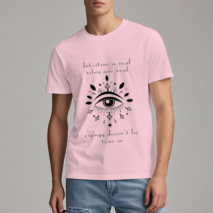 Camiseta con diseño de ojo malvado de Olivenorma Intuition