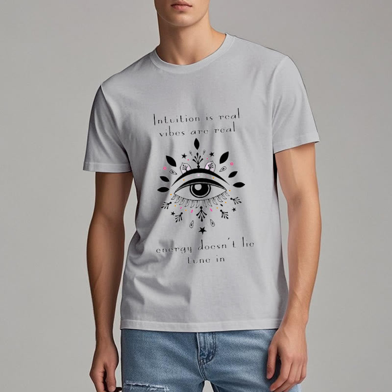 Camiseta con diseño de ojo malvado de Olivenorma Intuition