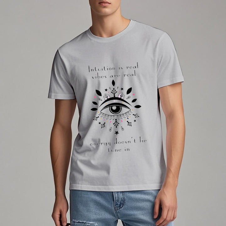 Camiseta con diseño de ojo malvado de Olivenorma Intuition