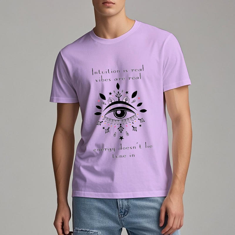 Camiseta con diseño de ojo malvado de Olivenorma Intuition
