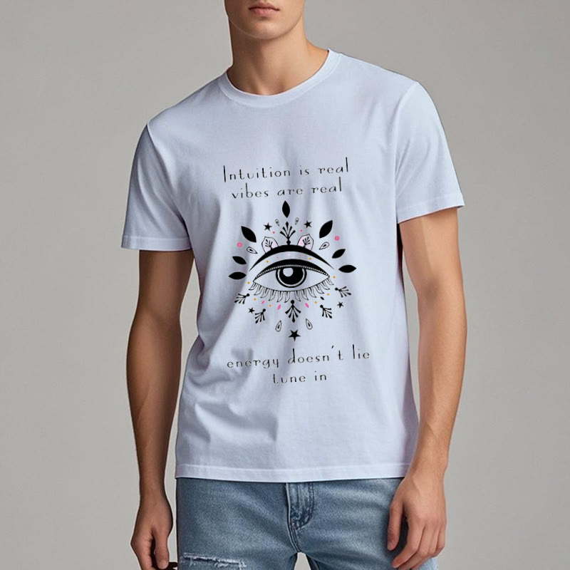 Camiseta con diseño de ojo malvado de Olivenorma Intuition