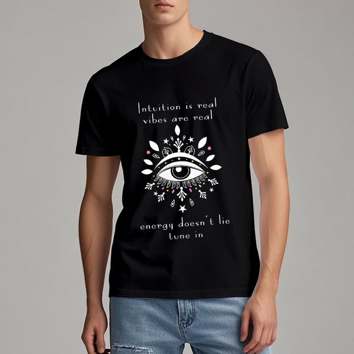 Camiseta con diseño de ojo malvado de Olivenorma Intuition