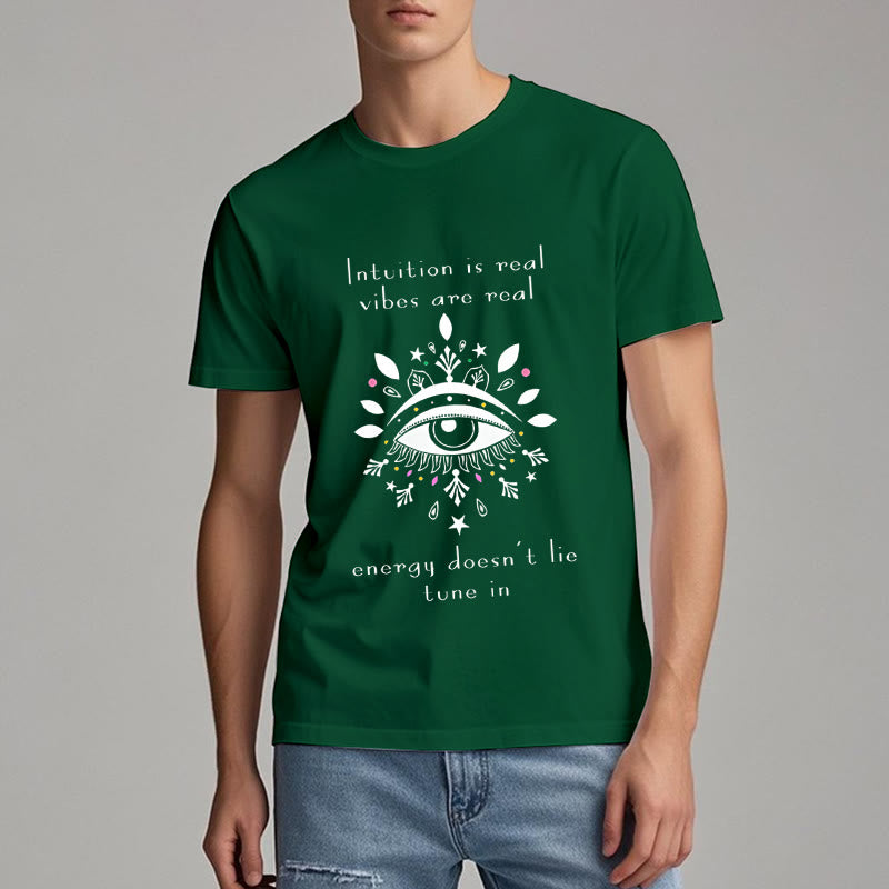 Camiseta con diseño de ojo malvado de Olivenorma Intuition