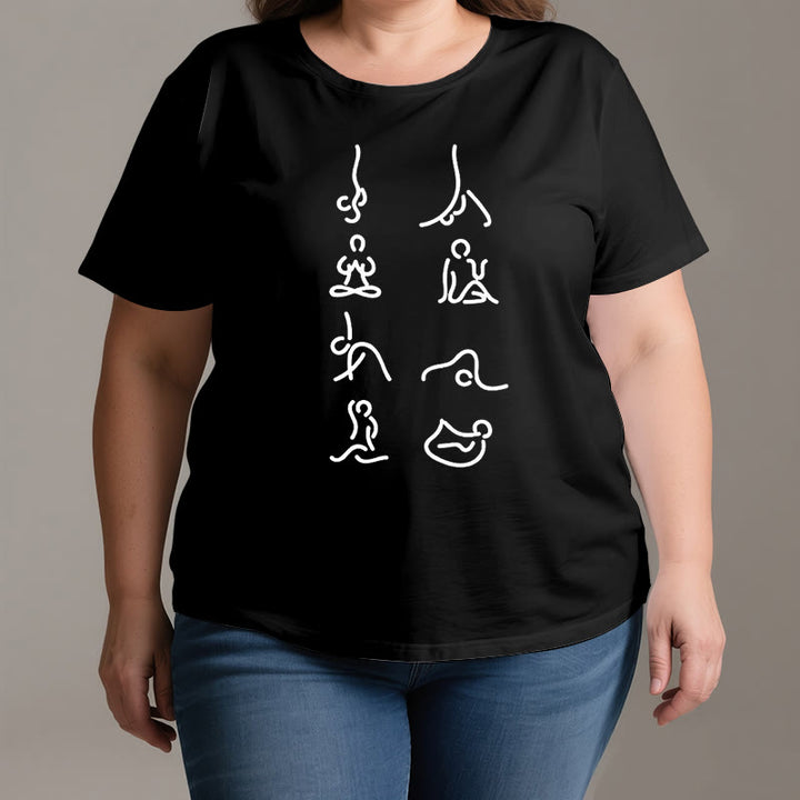 Camiseta de Olivenorma Yoga con movimientos de meditación