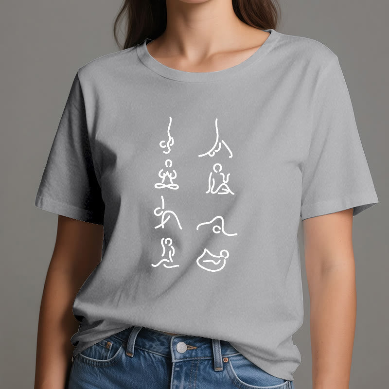 Camiseta de Olivenorma Yoga con movimientos de meditación