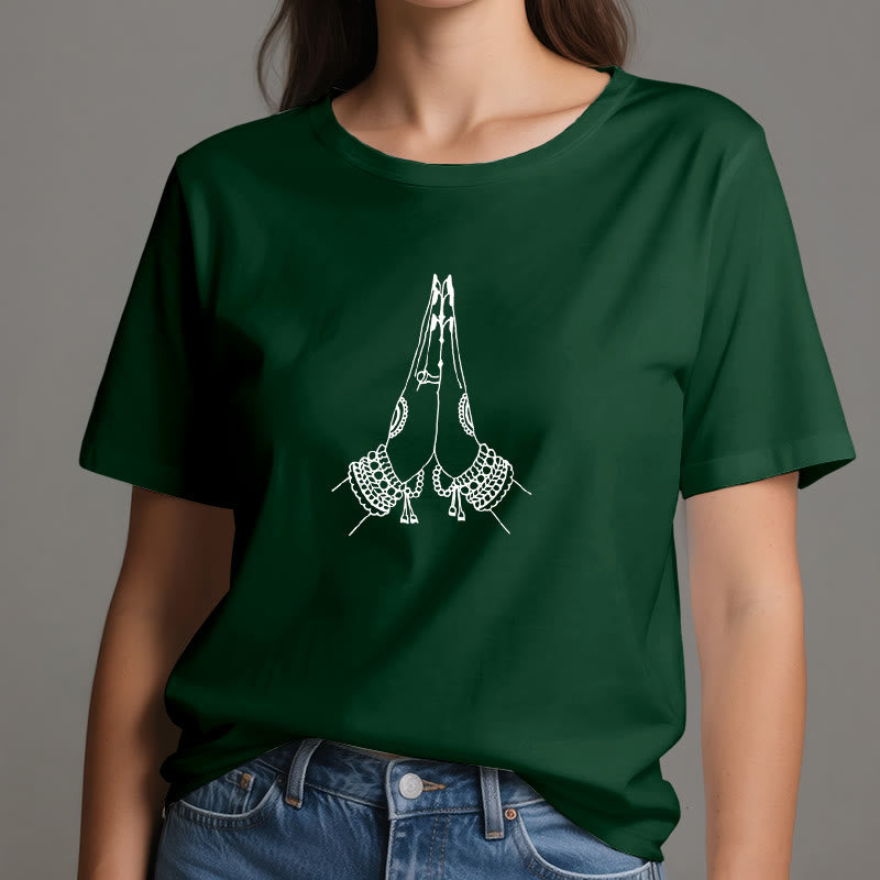 Olivenorma Meditación Namaste Yoga Camiseta