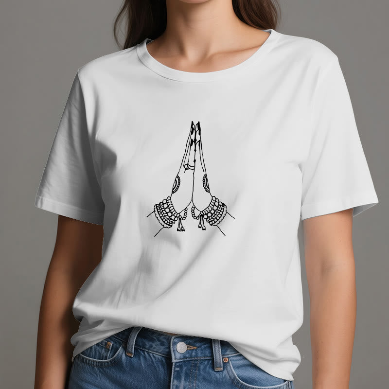 Olivenorma Meditación Namaste Yoga Camiseta