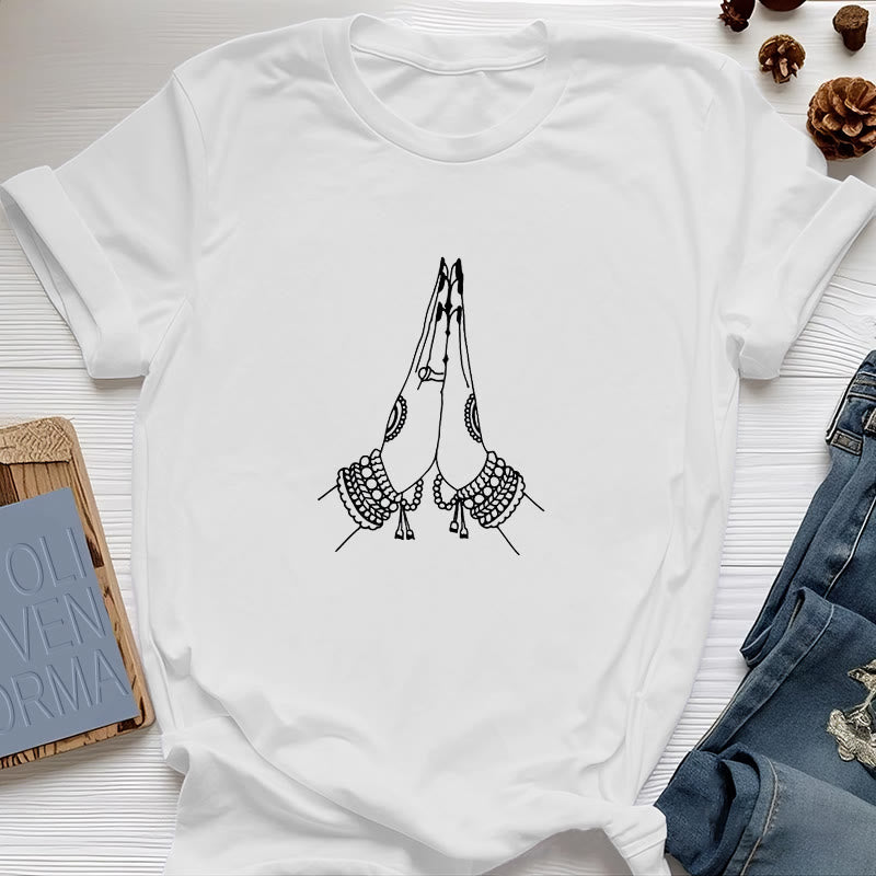 Olivenorma Meditación Namaste Yoga Camiseta