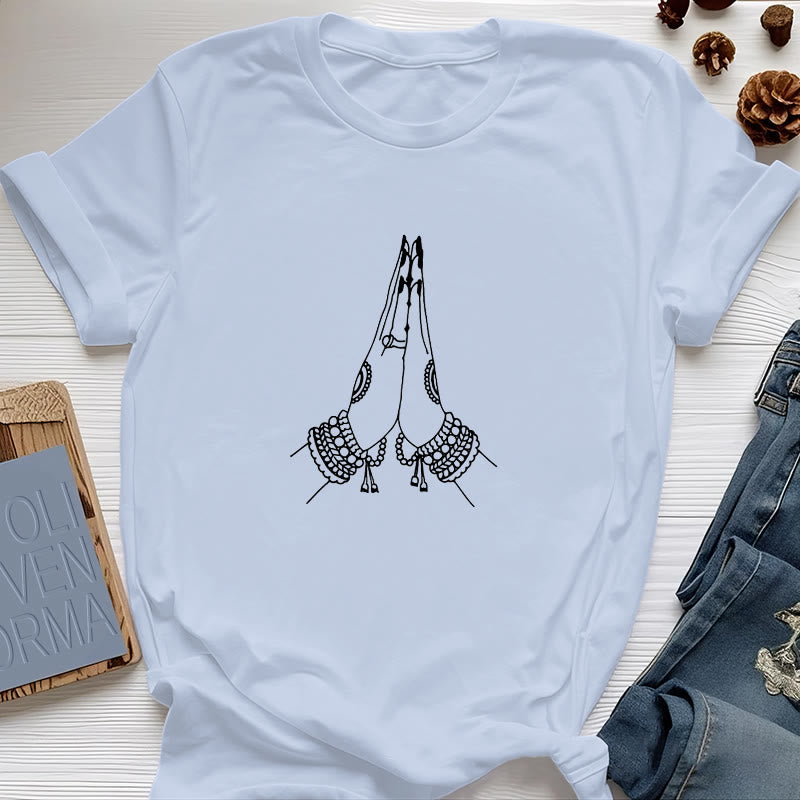 Olivenorma Meditación Namaste Yoga Camiseta