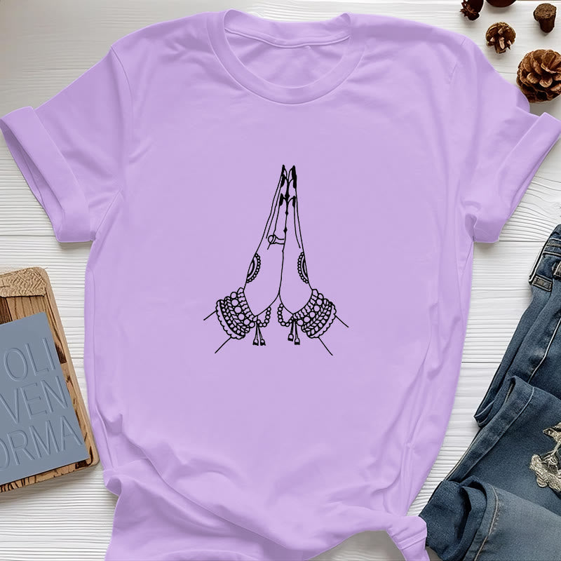 Olivenorma Meditación Namaste Yoga Camiseta