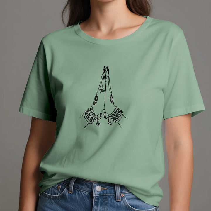 Olivenorma Meditación Namaste Yoga Camiseta