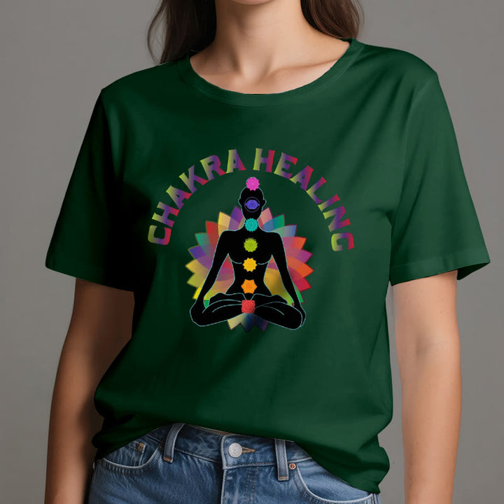 Camiseta Olivenorma para la sanación de chakras, reiki, yoga y meditación