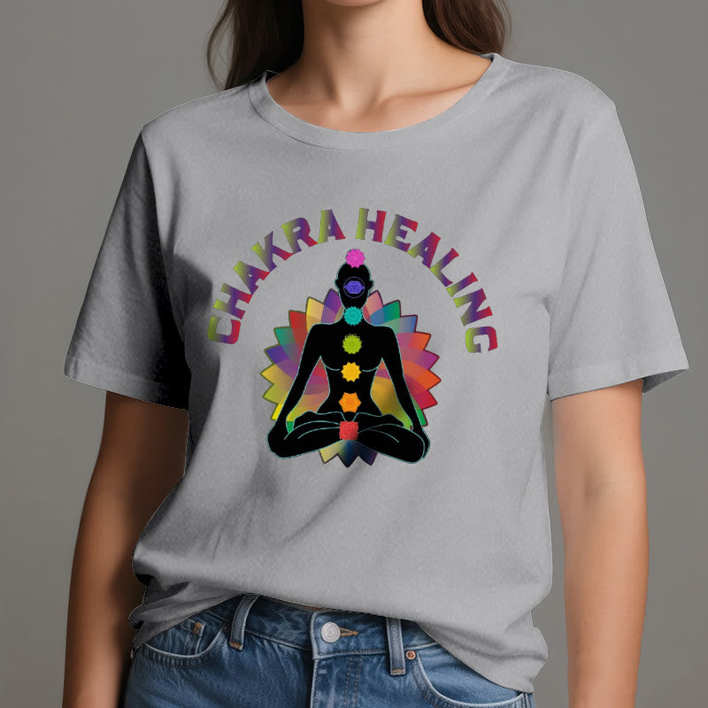 Camiseta Olivenorma para la sanación de chakras, reiki, yoga y meditación