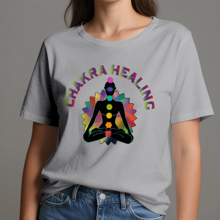 Camiseta Olivenorma para la sanación de chakras, reiki, yoga y meditación