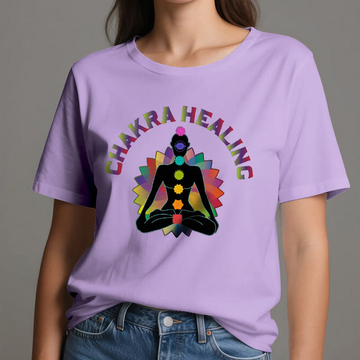 Camiseta Olivenorma para la sanación de chakras, reiki, yoga y meditación