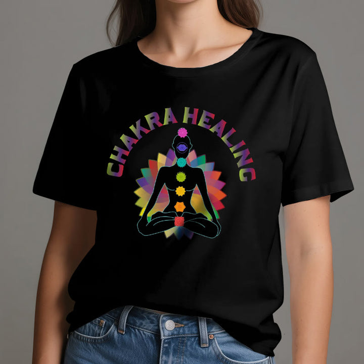 Camiseta Olivenorma para la sanación de chakras, reiki, yoga y meditación