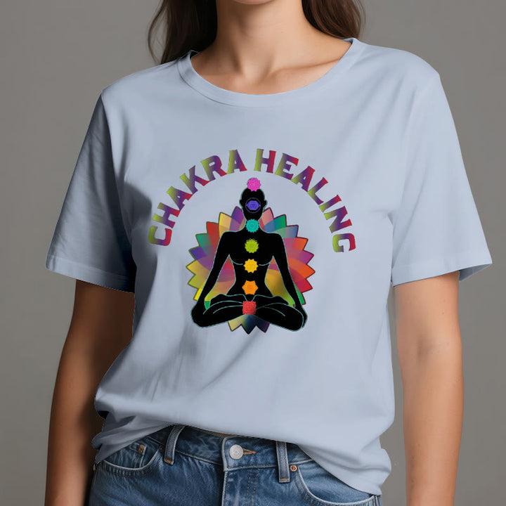 Camiseta Olivenorma para la sanación de chakras, reiki, yoga y meditación