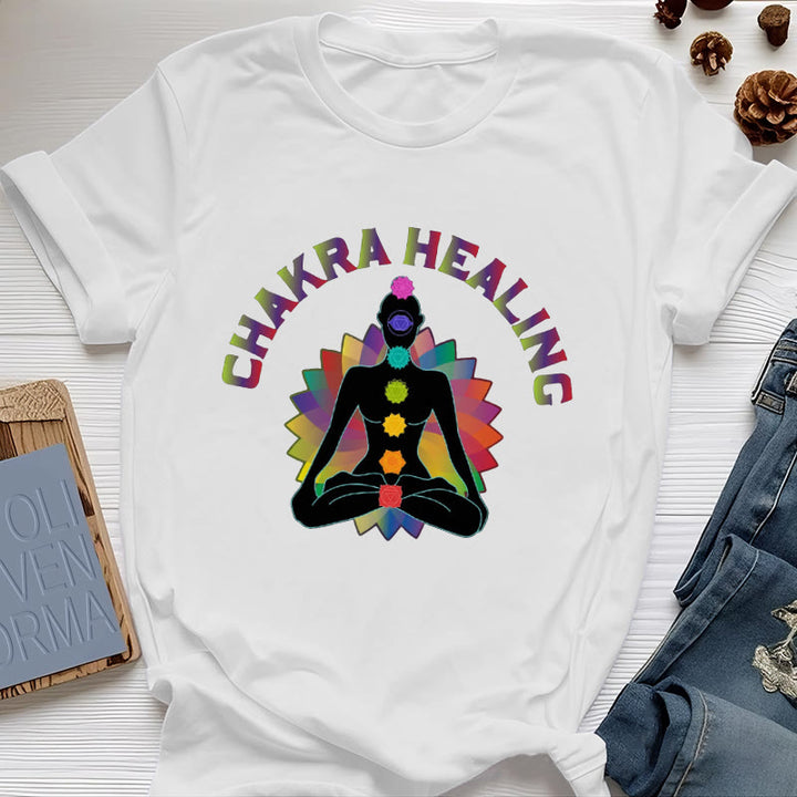 Camiseta Olivenorma para la sanación de chakras, reiki, yoga y meditación