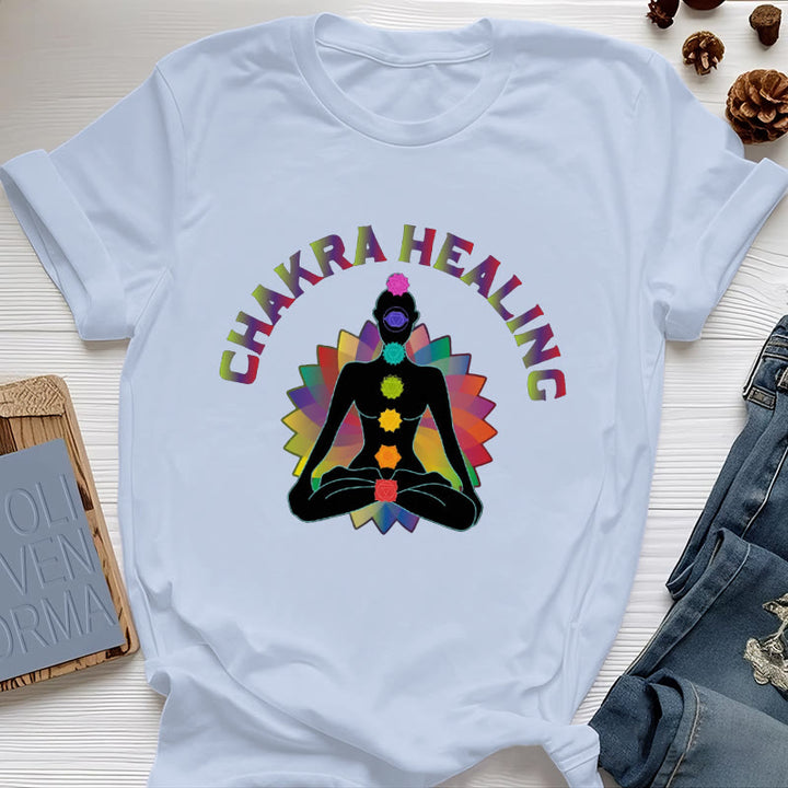 Camiseta Olivenorma para la sanación de chakras, reiki, yoga y meditación
