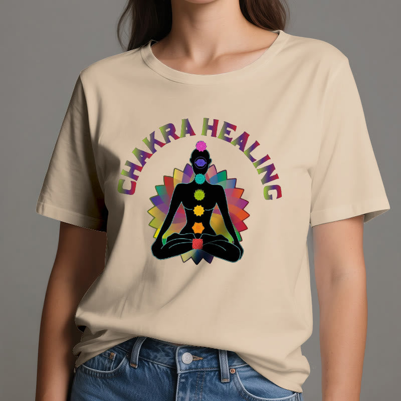 Camiseta Olivenorma para la sanación de chakras, reiki, yoga y meditación