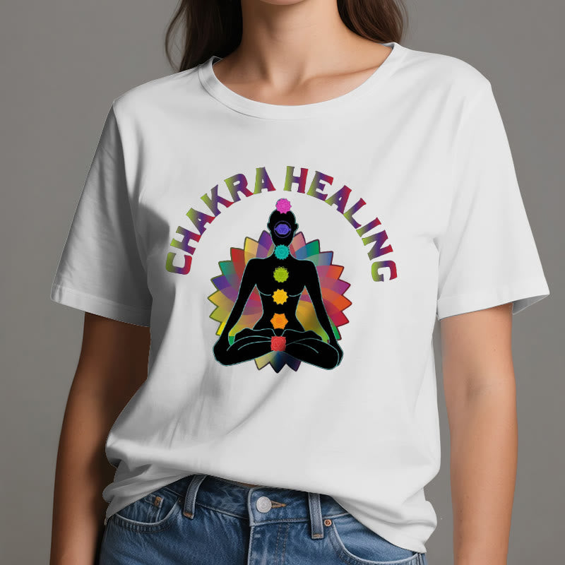 Camiseta Olivenorma para la sanación de chakras, reiki, yoga y meditación