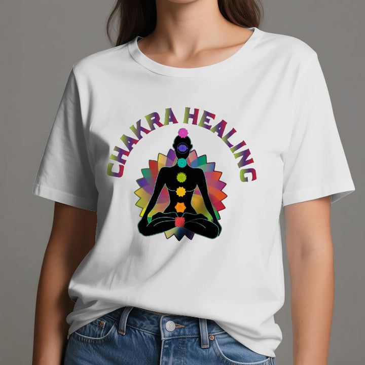 Camiseta Olivenorma para la sanación de chakras, reiki, yoga y meditación