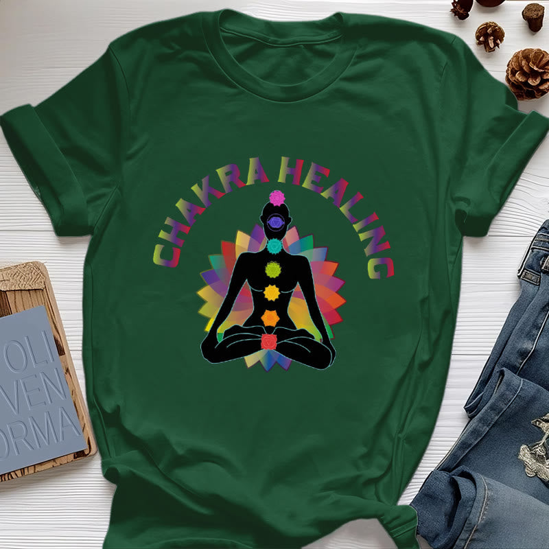 Camiseta Olivenorma para la sanación de chakras, reiki, yoga y meditación