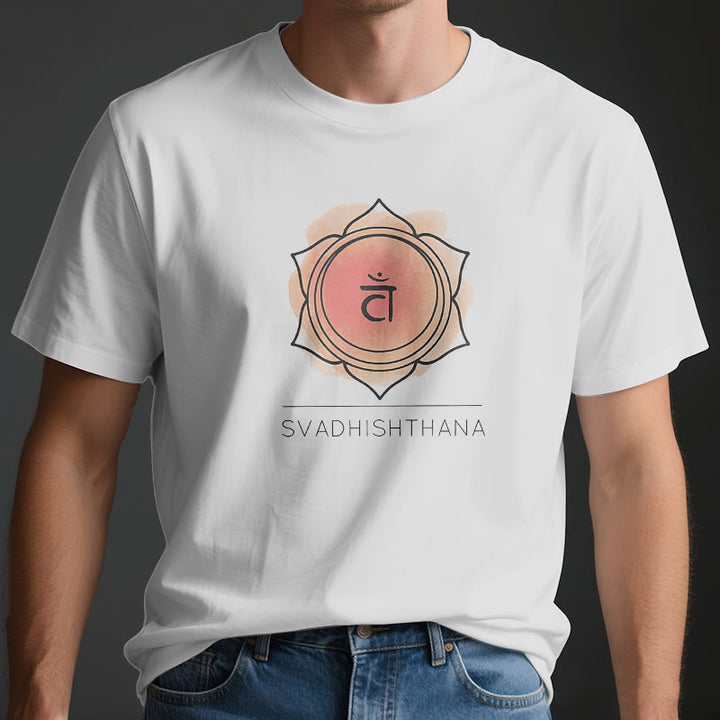 Camiseta de yoga del chakra sacro naranja Olivenorma