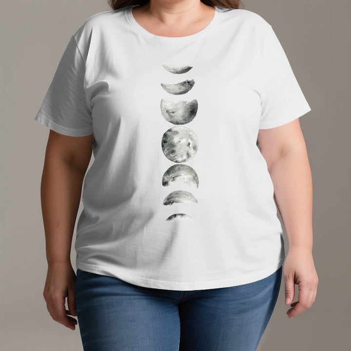 Camiseta de meditación de las fases lunares de Olivenorma