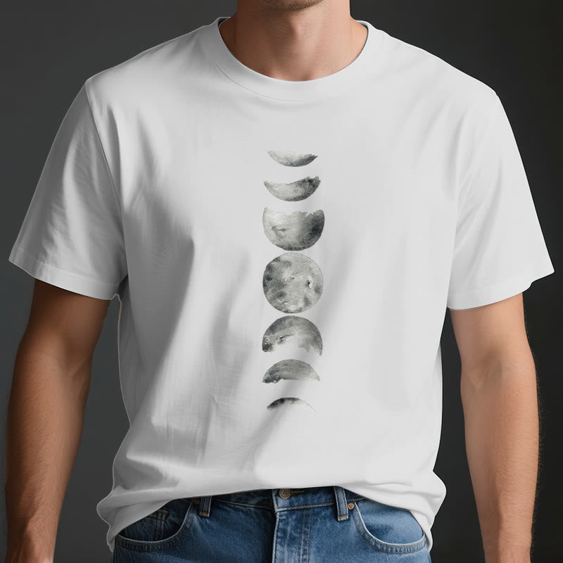 Camiseta de meditación de las fases lunares de Olivenorma