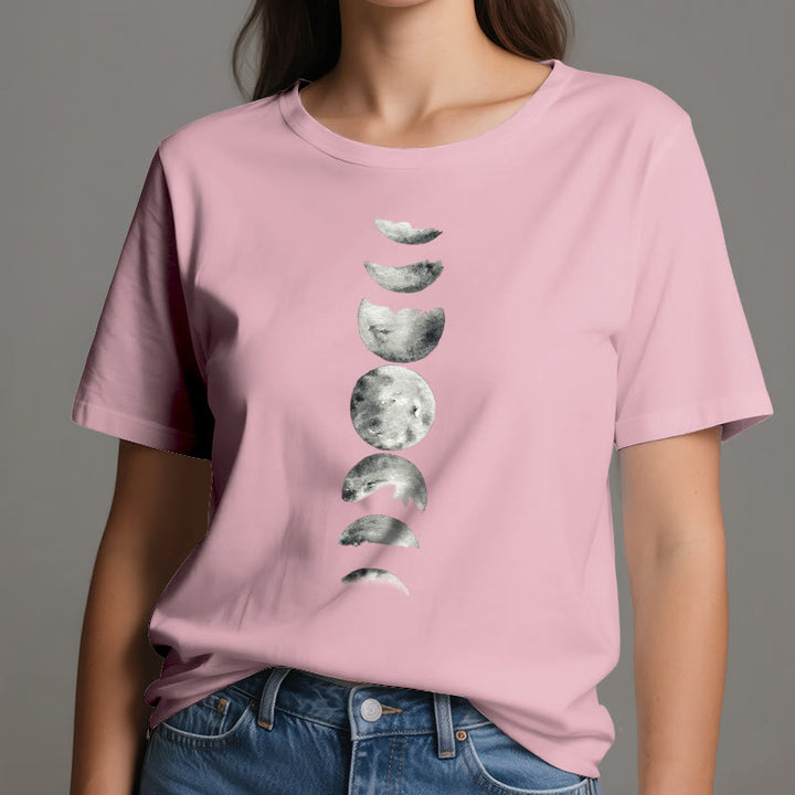 Camiseta de meditación de las fases lunares de Olivenorma