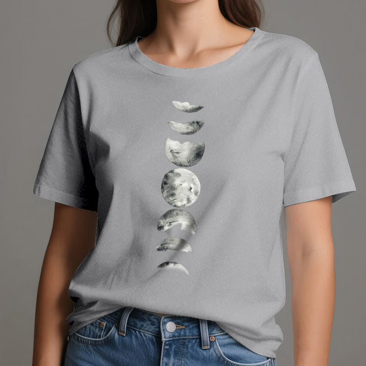 Camiseta de meditación de las fases lunares de Olivenorma