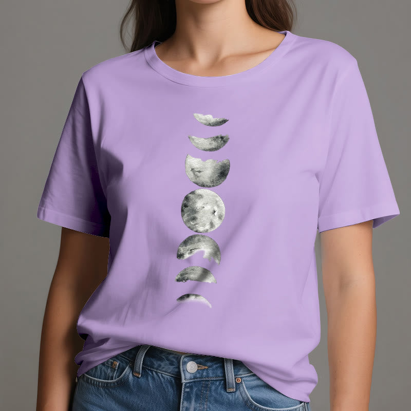 Camiseta de meditación de las fases lunares de Olivenorma
