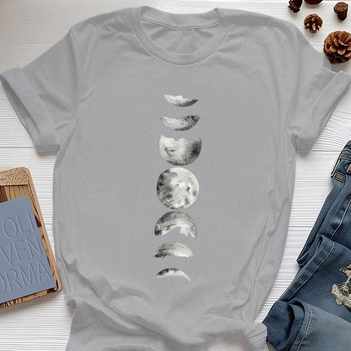 Camiseta de meditación de las fases lunares de Olivenorma