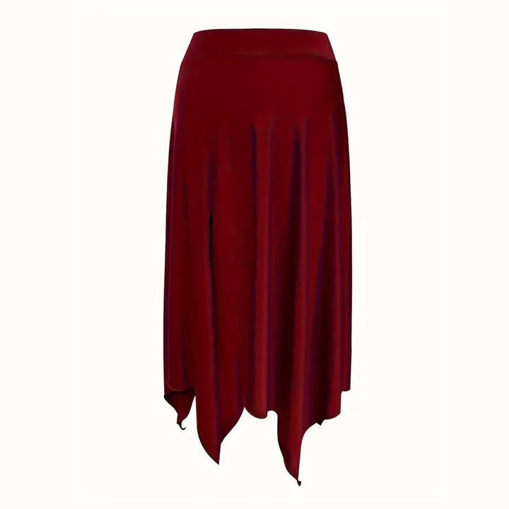 Vestido estilo bohemio Olivenorma con falda midi con abertura y cordón ajustable - image 10