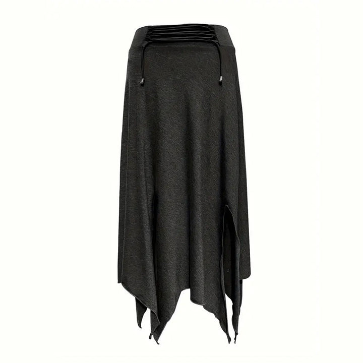 Vestido estilo bohemio Olivenorma con falda midi con abertura y cordón ajustable - image 15