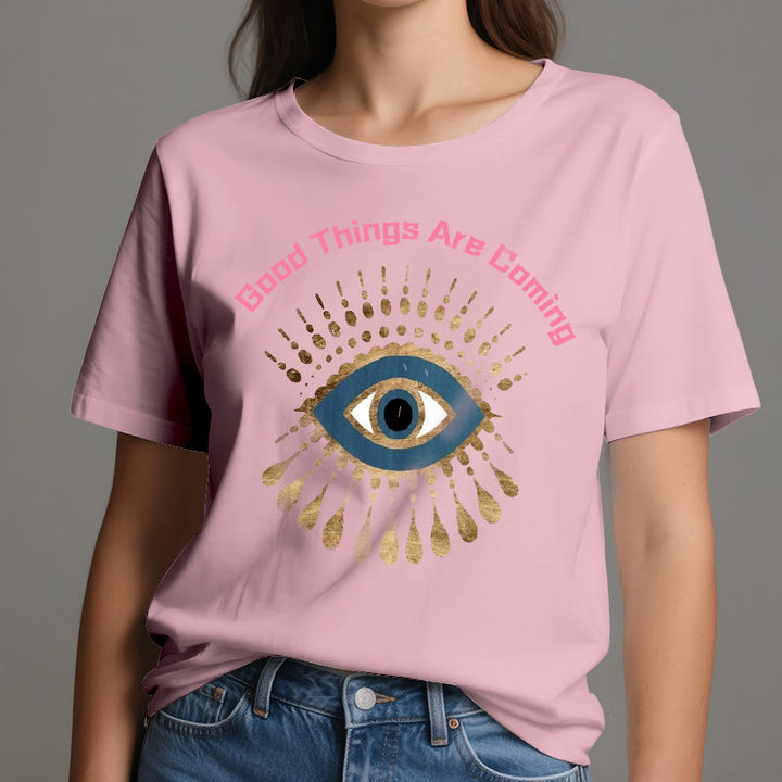 Olivenorma "SE VENGAN COSAS BUENAS" Camiseta de mal de ojo - image 2