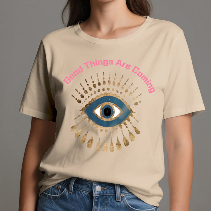 Olivenorma "SE VENGAN COSAS BUENAS" Camiseta de mal de ojo - image 13