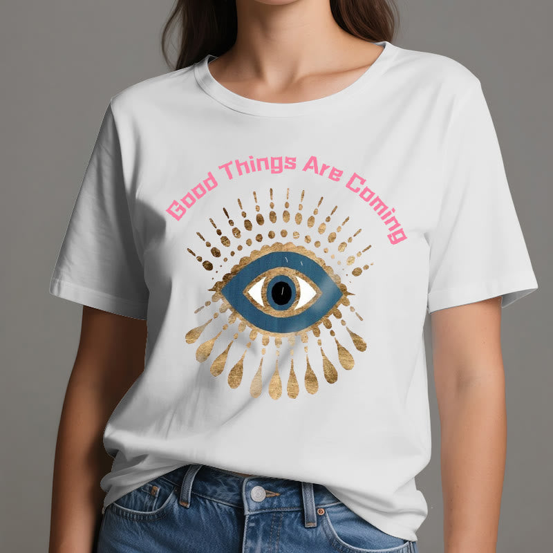 Olivenorma "SE VENGAN COSAS BUENAS" Camiseta de mal de ojo - image 7
