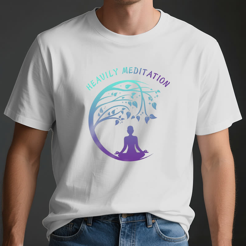 Camiseta de yoga del Árbol de la Vida "MEDITACIÓN FUERTE" de Olivenorma  - image 4