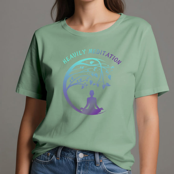 Camiseta de yoga del Árbol de la Vida "MEDITACIÓN FUERTE" de Olivenorma  - image 20