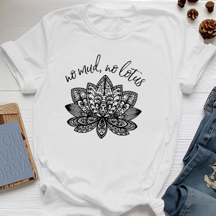 Camiseta de yoga espiritual de Olivenorma para mujer