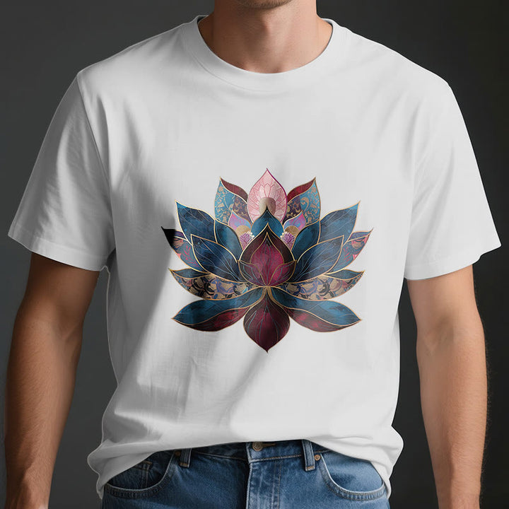 Olivenorma Lotus Flower Budismo Zen Camiseta