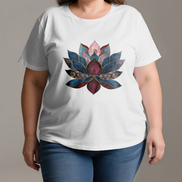 Olivenorma Lotus Flower Budismo Zen Camiseta