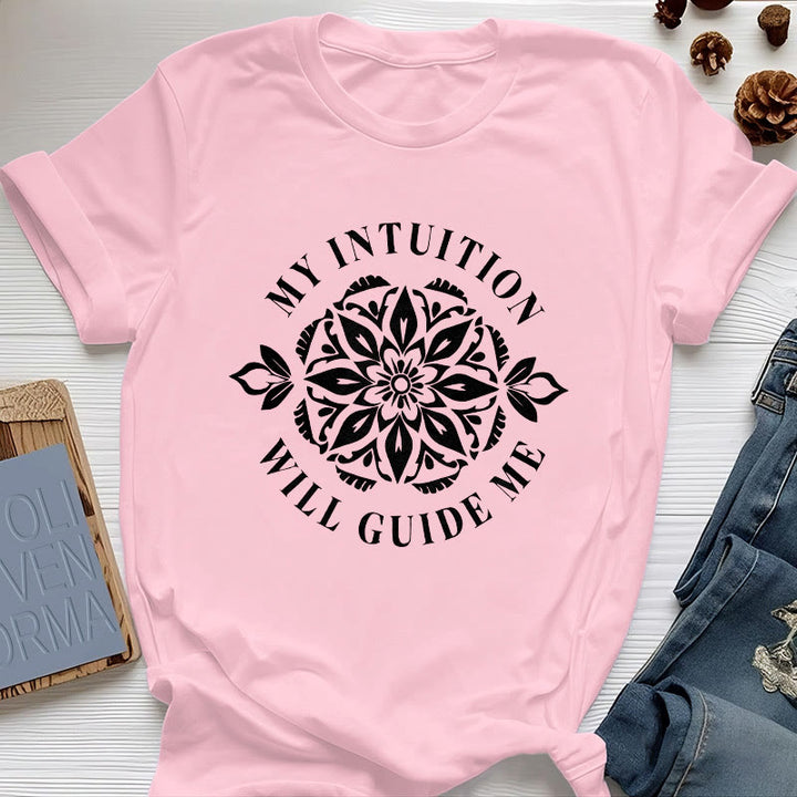 Olivenorma "MI INTUICIÓN ME GUÍA" Camiseta floral - Rosa - 2XL - image 14